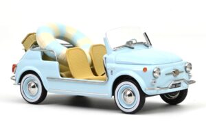 Fiat 500 Jolly Kék Norev 1:18 187793 Fém