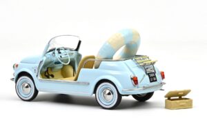 Fiat 500 Jolly Kék Norev 1:18 187793 Fém – 2. kép a 5-ből