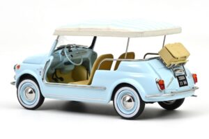 Fiat 500 Jolly Kék Norev 1:18 187793 Fém – 3. kép a 5-ből