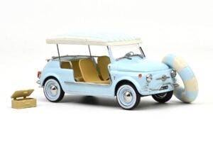 Fiat 500 Jolly Kék Norev 1:18 187793 Fém – 4. kép a 5-ből