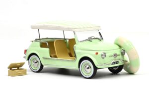 Fiat 500 Jolly Zöld Norev 1:18 187794 Fém – 4. kép a 5-ből