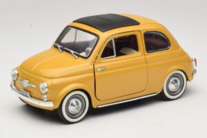 Fiat 500 Sárga Solido 1:18 8042 Fém