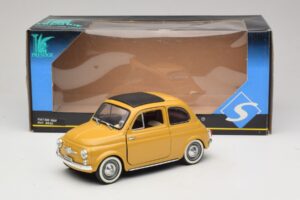 Fiat 500 Sárga Solido 1:18 8042 Fém – 8. kép a 8-ből