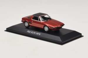 Fiat X1/9 Piros Maxichamps 1:43 940121662 Fém – 3. kép a 5-ből