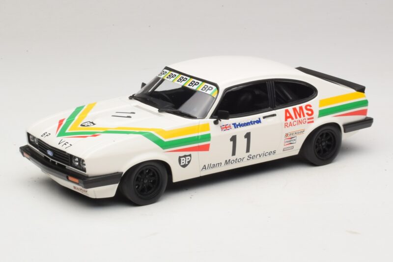 Ford Capri 3.0 #11 Allam Motor Services Silverstone Club Circuit Race BSCC 1979 Minichamps 1:18 155798611 Fém