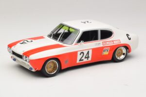 Ford Capri RS 2600 #24 D. Glemser / J. Mass 9 Hours of Kyalami Class Winner 1971 Minichamps 1:18 155718509 Fém