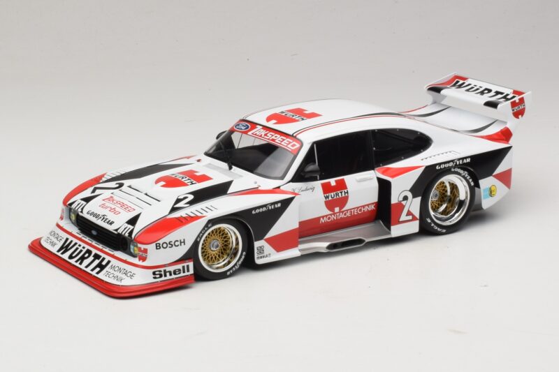 Ford Capri Turbo Group 5 Wurth #2 K. Ludwig DRM Champion 1981 Minichamps 1:18 100818602 Fém