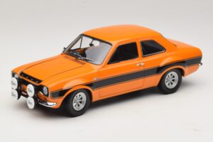 Ford Escort Mk1 RS1600 AVO Narancssárga Fekete Csíkokkal Minichamps 1:18 100688104 Fém