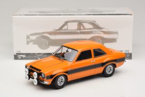 Ford Escort Mk1 RS1600 AVO Narancssárga Fekete Csíkokkal Minichamps 1:18 100688104 Fém – 8. kép a 8-ből