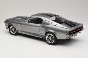 Ford Mustang Shelby GT500 Eleanor Szürke Metál & Fekete KK-Scale 1:12 KKDC120171 Fém – 7. kép a 8-ből
