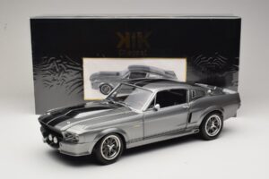 Ford Mustang Shelby GT500 Eleanor Szürke Metál & Fekete KK-Scale 1:12 KKDC120171 Fém – 8. kép a 8-ből