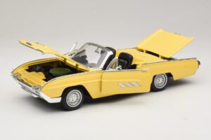 Ford Thunderbird Kabrió Sárga Anson 1:18 30334-P1 Fém – 2. kép a 8-ből