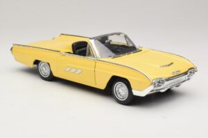 Ford Thunderbird Kabrió Sárga Anson 1:18 30334-P1 Fém – 6. kép a 8-ből
