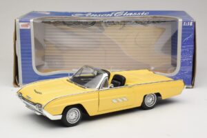 Ford Thunderbird Kabrió Sárga Anson 1:18 30334-P1 Fém – 8. kép a 8-ből