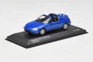 Honda CR-X del Sol EG2 Kék Metál Minichamps 1:43 400161931 Fém – 2. kép a 5-ből