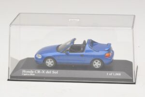 Honda CR-X del Sol EG2 Kék Metál Minichamps 1:43 400161931 Fém – 4. kép a 5-ből