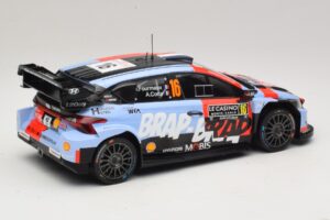 Hyundai i20 N Rally1 #16 A. Fourmaux / A. Coria Rally Monte Carlo 2026 IXO 1:18 18RMC270A Fém – 2. kép a 6-ből