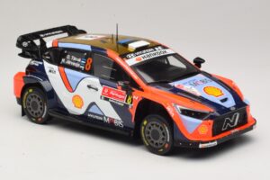 Hyundai i20 N Rally1 #8 O. Tanak / M. Jarveoja Rally Portugal 2025 IXO 1:18 18RMC251A Fém – 4. kép a 6-ből