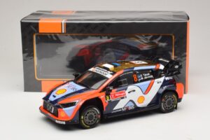 Hyundai i20 N Rally1 #8 O. Tanak / M. Jarveoja Rally Portugal 2025 IXO 1:18 18RMC251A Fém – 6. kép a 6-ből