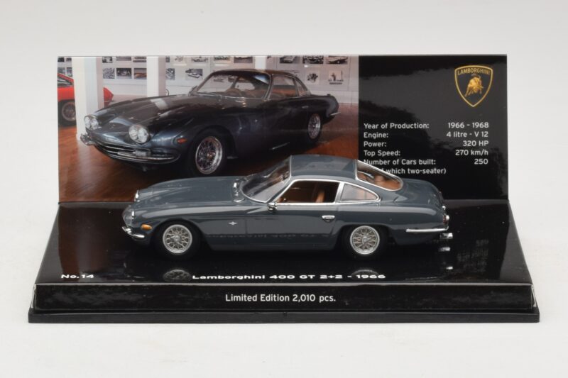 Lamborghini 400 GT 2+2 Szürke Minichamps 1:43 436103310 Fém