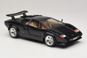 Lamborghini Countach 5000 Quattrovalvole Fekete Bburago 1:18 3337 Fém – 6. kép a 8-ből
