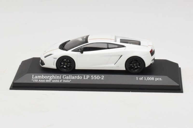Lamborghini Gallardo LP550-2 Tricolore Fehér Minichamps 1:43 Lamborghini Gallardo LP550-2 Tricolore Fehér Minichamps 1:43 400103801 Fém