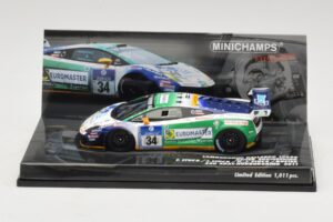 Lamborghini Gallardo LP600 GT3 #34 Reiter Engineering H-J. Stuck 24 Hours of Nurburgring 2011 Minichamps 1:43 Lamborghini Gallardo LP600 GT3 #34 Reiter Engineering H-J. Stuck 24 Hours of Nurburgring 2011 Minichamps 1:43 437111284 Fém