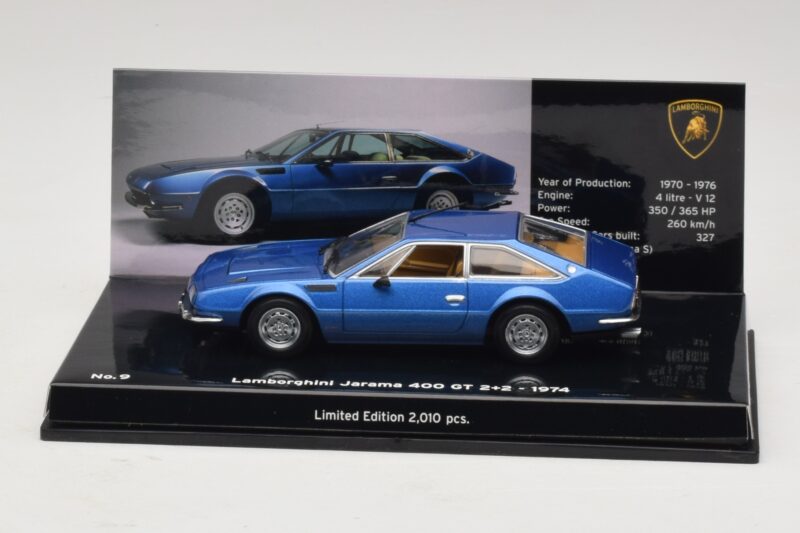 Lamborghini Jarama 400 GTS Kék Minichamps 1:43 Lamborghini Jarama 400 GTS Kék Minichamps 1:43 436103400 Fém