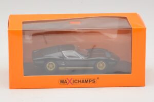 Lamborghini Miura P400 Fekete Maxichamps 1:43 940103000 Fém – 5. kép a 5-ből