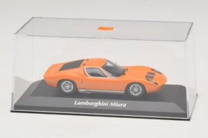 Lamborghini Miura P400 Narancssárga Maxichamps 1:43 940103001 Diecast – 4. kép a 5-ből