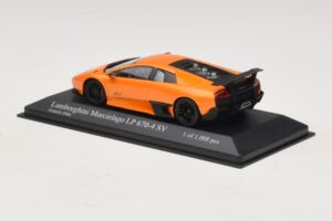 Lamborghini Murcielago LP670-4 SV Narancssárga Metál Minichamps 1:43 400103942 Fém – 3. kép a 5-ből