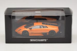 Lamborghini Murcielago LP670-4 SV Narancssárga Metál Minichamps 1:43 400103942 Fém – 5. kép a 5-ből
