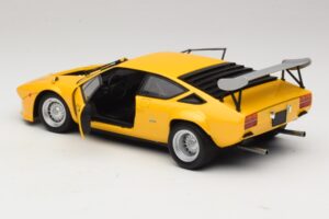 Lamborghini Urraco Rally Pearl Yellow Kyosho 1:18 08445GY Fém – 5. kép a 8-ből