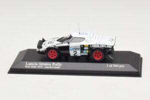 Lancia Stratos Rally #2 M. Alen / I. Kivimaki RAC Rally 1979 Minichamps 1:43 430791202 Fém