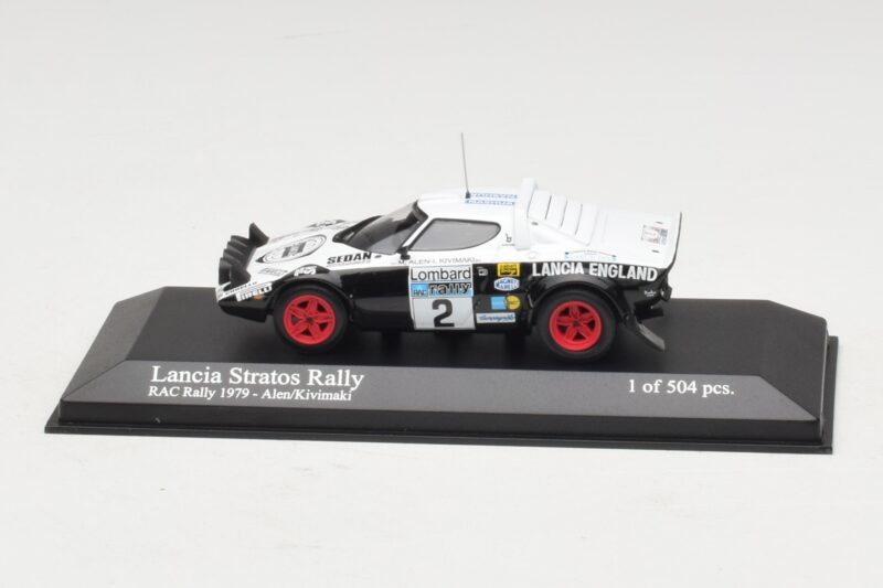 Lancia Stratos Rally #2 M. Alen / I. Kivimaki RAC Rally 1979 Minichamps 1:43 430791202 Fém