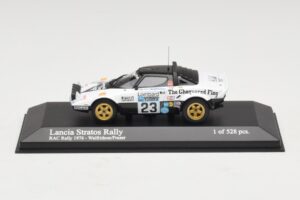 Lancia Stratos Rally #23 Walfridson / Frazer RAC Rally 1976 Minichamps 1:43 430761223 Fém