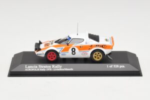 Lancia Stratos Rally #8 Livieratos / Manolis Acropolis Rally 1978 Minichamps 1:43 430781208 Fém