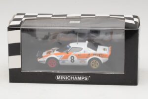 Lancia Stratos Rally #8 Livieratos / Manolis Acropolis Rally 1978 Minichamps 1:43 430781208 Fém – 5. kép a 5-ből