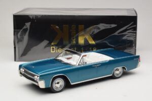 Lincoln Continental Convertible Türkiz Metál KK-Scale 1:18 KKDC181524 Fém – 7. kép a 7-ből
