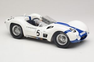 Maserati Tipo 61 #5 Camoradi S. Moss / D. Gurney 1000km Nurburgring Winner 1960 Minichamps 1:12 120601205 Fém – 6. kép a 8-ből
