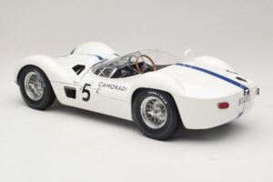 Maserati Tipo 61 #5 Camoradi S. Moss / D. Gurney 1000km Nurburgring Winner 1960 Minichamps 1:12 120601205 Fém – 7. kép a 8-ből