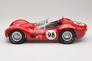Maserati Tipo 61 #98 C. Shelby Times Mirror GP For Sportscars 1960 Minichamps 1:12 120601298 Fém – 3. kép a 8-ből