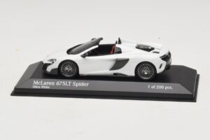 McLaren 675LT Spider Silica White Minichamps 1:43 537154432 Diecast