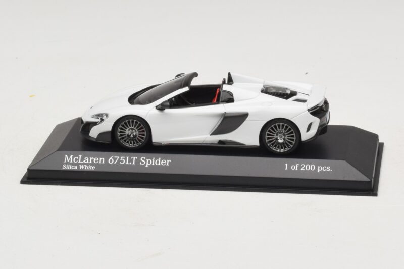 McLaren 675LT Spider Silica White Minichamps 1:43 McLaren 675LT Spider Silica White Minichamps 1:43 537154432 Diecast