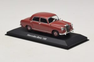 Mercedes 180 W120 Piros Maxichamps 1:43 940033101 Diecast – 3. kép a 5-ből