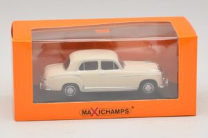Mercedes 220 S W180 Fehér Maxichamps 1:43 940033000 Diecast – 5. kép a 5-ből