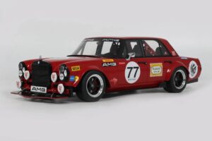 Mercedes 300 SEL W109 Red Pig S-Klub C63 S Mars Red GT Spirit 1:18 GT584 Gyanta