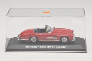 Mercedes 300 SL W198 Roadster Piros Maxichamps 1:43 940039031 Fém – 4. kép a 5-ből