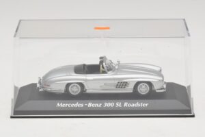 Mercedes 300 SL W198 Roadster Ezüst Maxichamps 1:43 940039030 Fém – 4. kép a 5-ből
