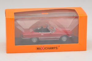 Mercedes 350 SL R107 Piros Maxichamps 1:43 940033432 Fém – 5. kép a 5-ből